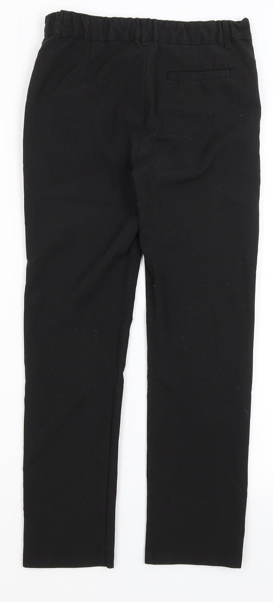 F&F Boys Black Dress Pants Trousers Size 9-10 Years