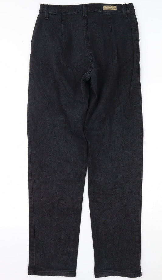 Denver Hayes Womens Black Denim Skinny Jeans Size 32 L32 in