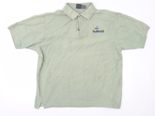 Stylo Mens Green Polo Size L