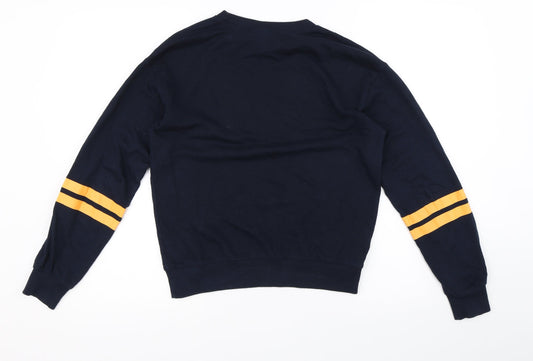 Divided Womens Blue Pullover Sweatshirt Size XS