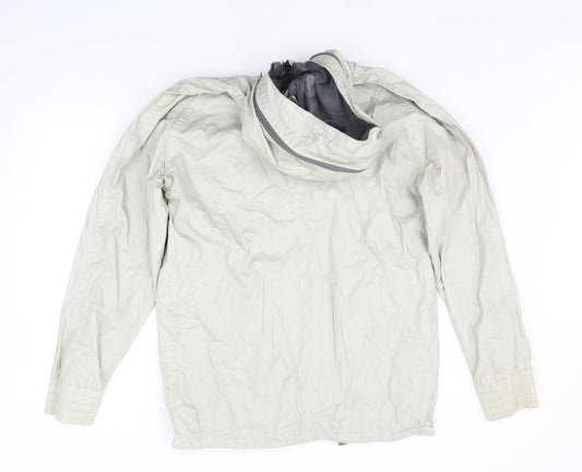 eienzini Womens Beige Jacket Coat Size M