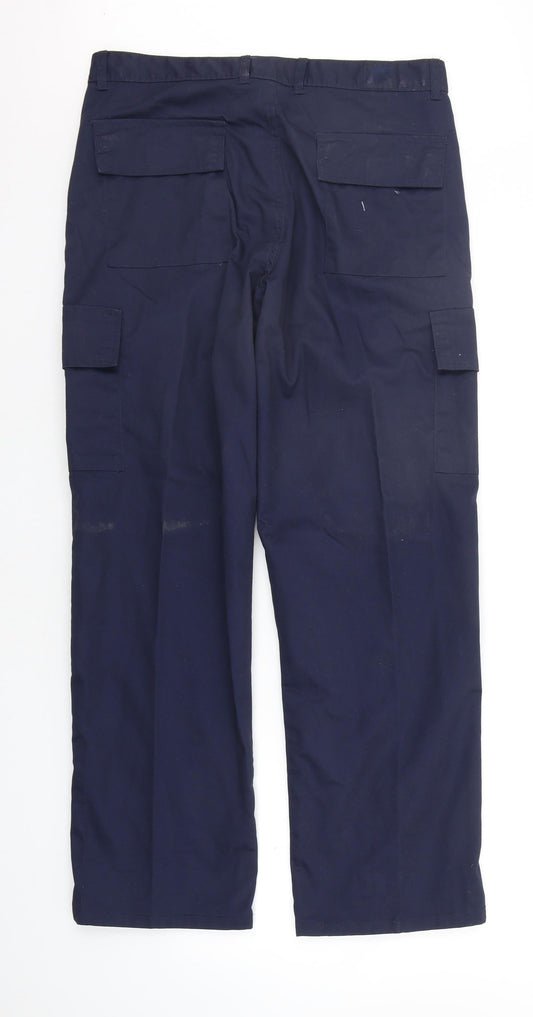 Uneek Womens Blue Trousers Size 34 in L29 in