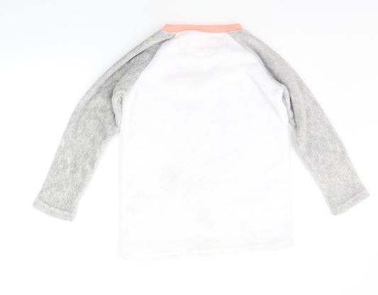 Primark Girls White Pullover Jumper Size 11-12 Years - Unicorn