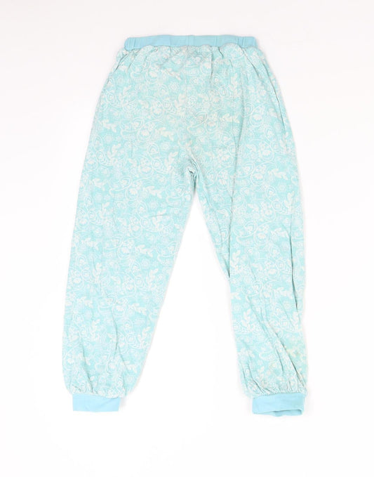 George Girls Green Floral Pyjama Pants Size 6-7 Years
