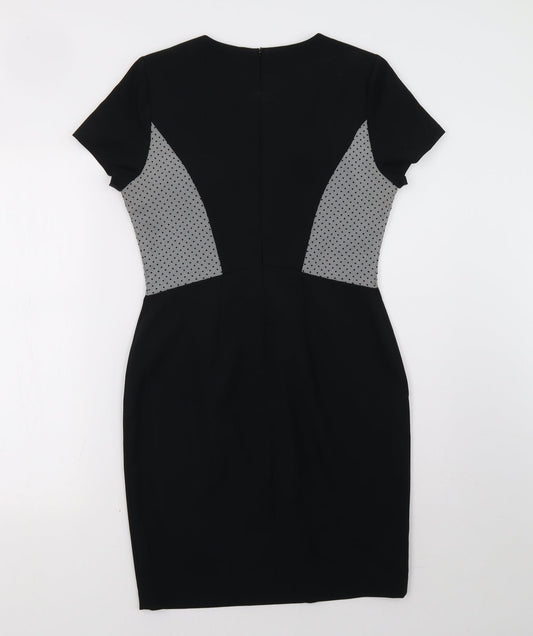South Womens Black A-Line Size 10