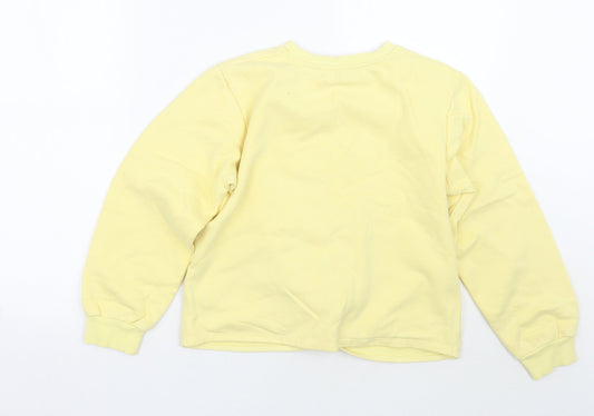 George Girls Yellow Pullover Jumper Size 11-12 Years