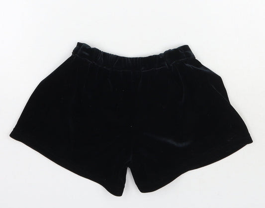 Marks and Spencer Girls Black Sailor Shorts Size 2-3 Years