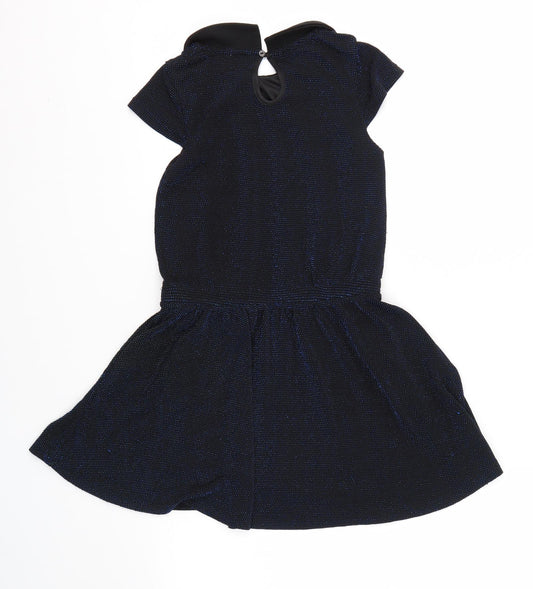 MISS LIBERTO Girls Blue A-Line Size 8 Years