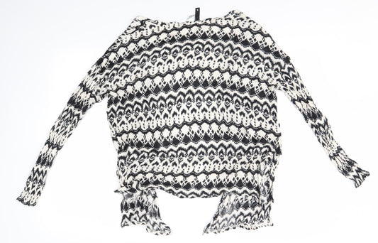 H&M Womens Multicoloured Cardigan Jumper Size S