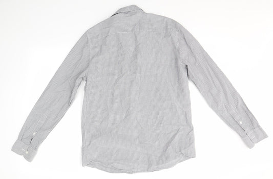 Jack Wills Womens Grey Basic Button-Up Size XS
