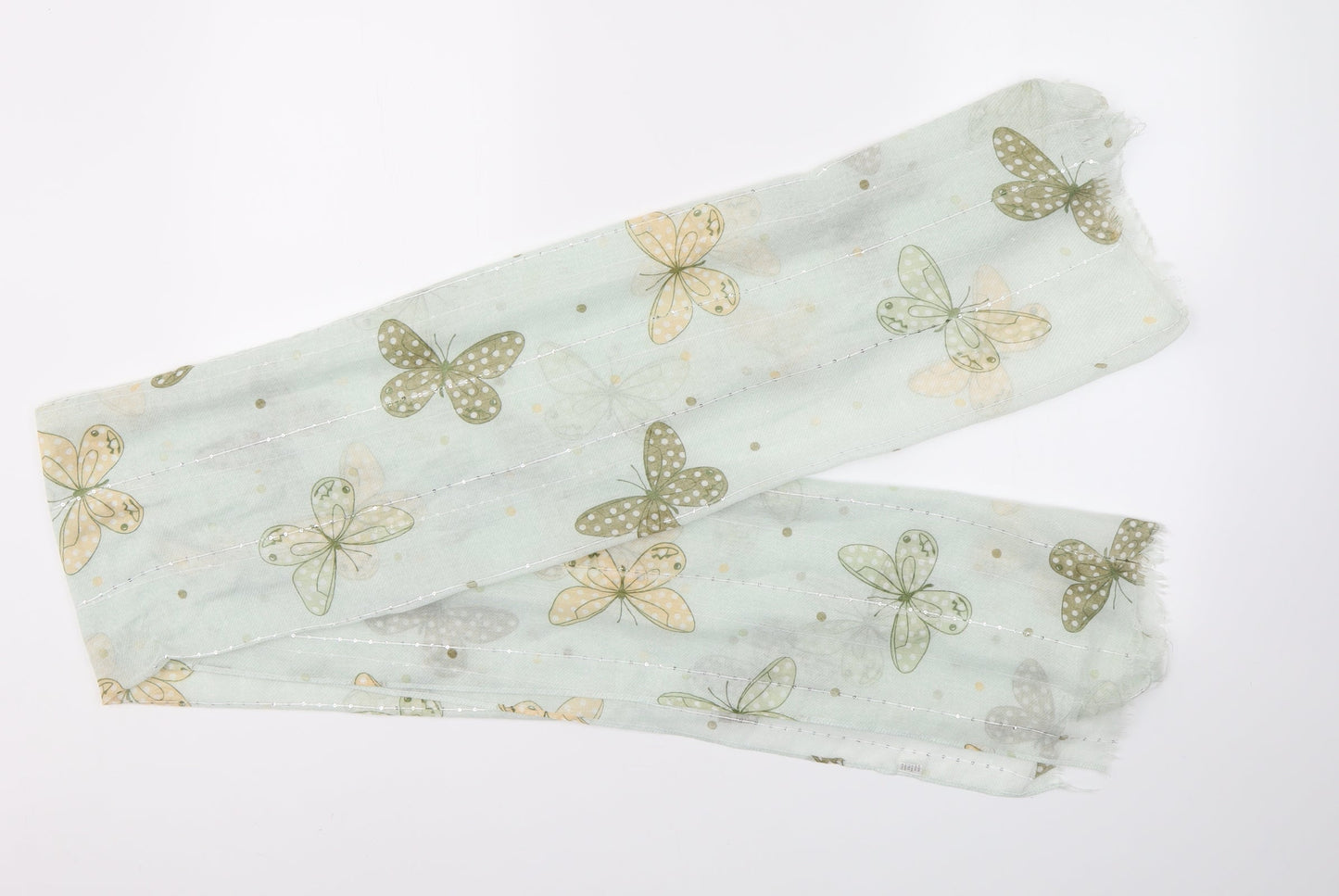 Preworn Unisex Green Scarf