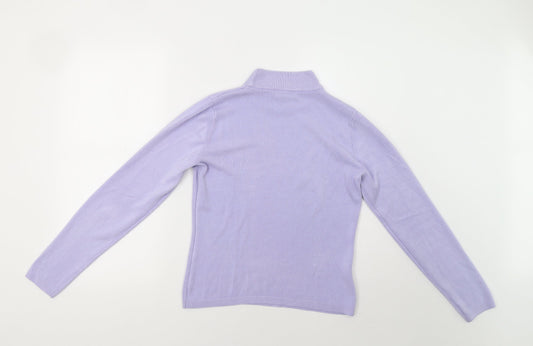 Matalan Womens Purple Pullover Jumper Size 10