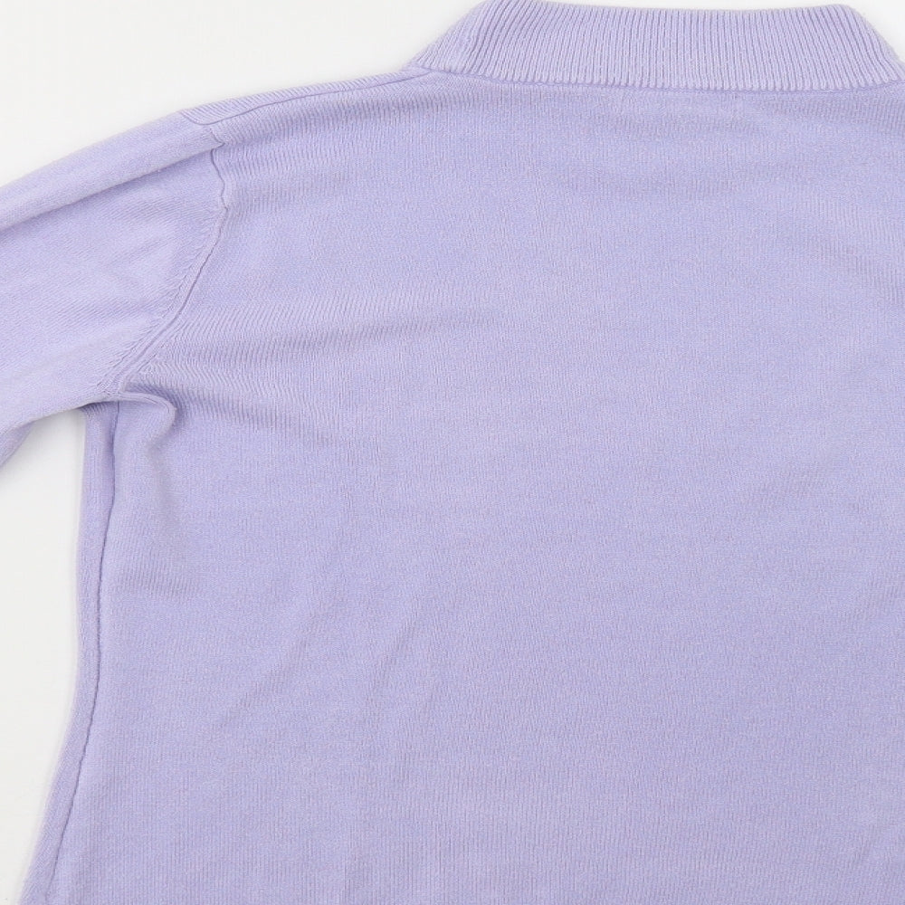 Matalan Womens Purple Pullover Jumper Size 10