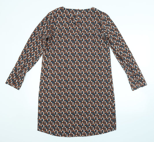 NEXT Womens Multicoloured Argyle/Diamond A-Line Size 8