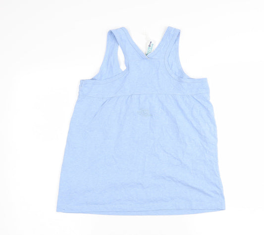 Powder Room Womens Blue Basic Tank Size M