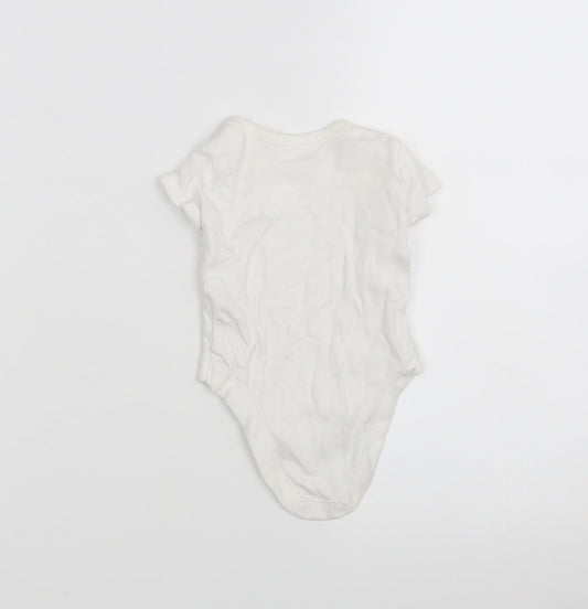 Matalan Boys White Leotard One-Piece Size Newborn