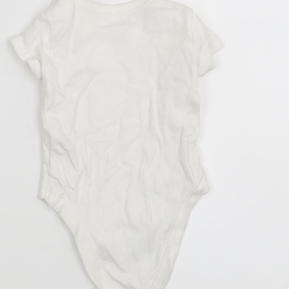 Matalan Boys White Leotard One-Piece Size Newborn
