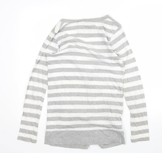 Denim Co Womens Multicoloured Striped Cardigan Jumper Size 8
