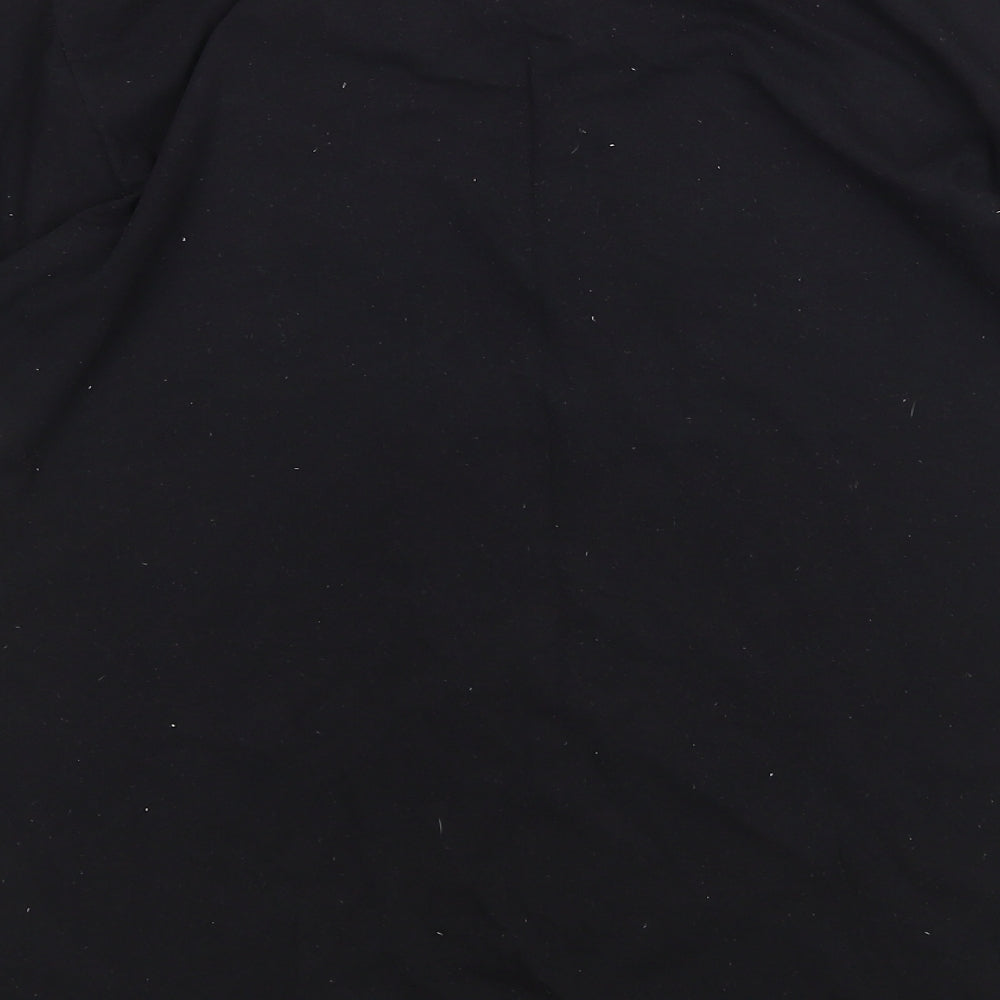 Fruit of the Loom Mens Black T-Shirt Size M