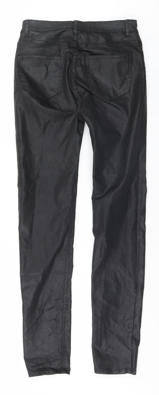 H&M Womens Black Carpenter Leggings Size 6 L30 in