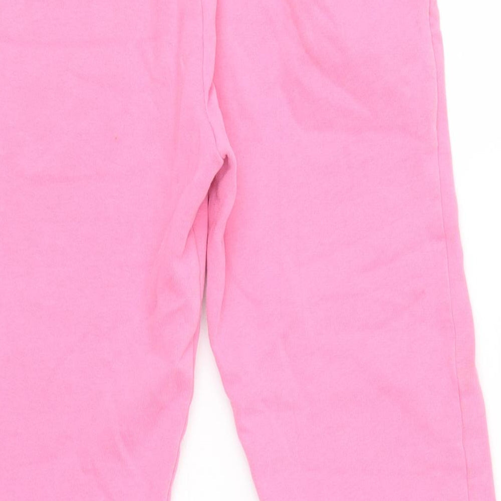 NEXT Girls Pink Jogger Trousers Size 8 Years