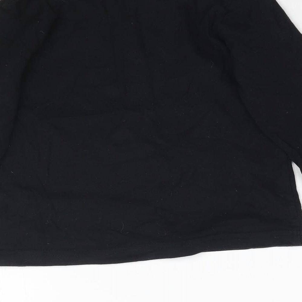 Primark Boys Black Basic T-Shirt Size 2-3 Years - Dinosaur Roarsome