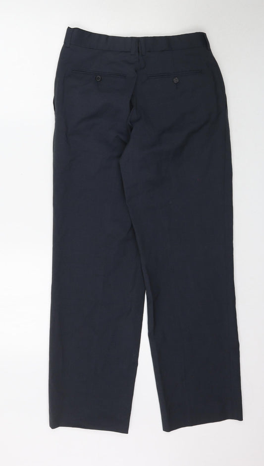 Preworn Womens Blue Trousers Size 32 in L30 in