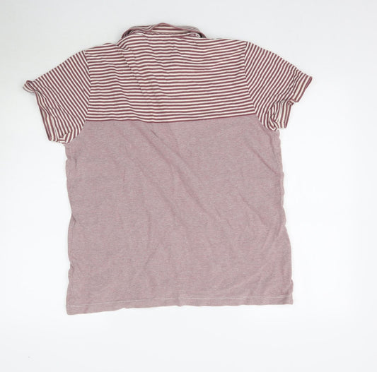 ACW85 Mens Purple Polo Size L