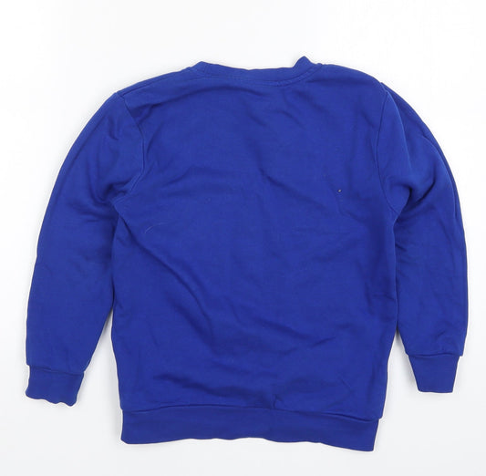 George Boys Blue Pullover Sweatshirt Size 7-8 Years
