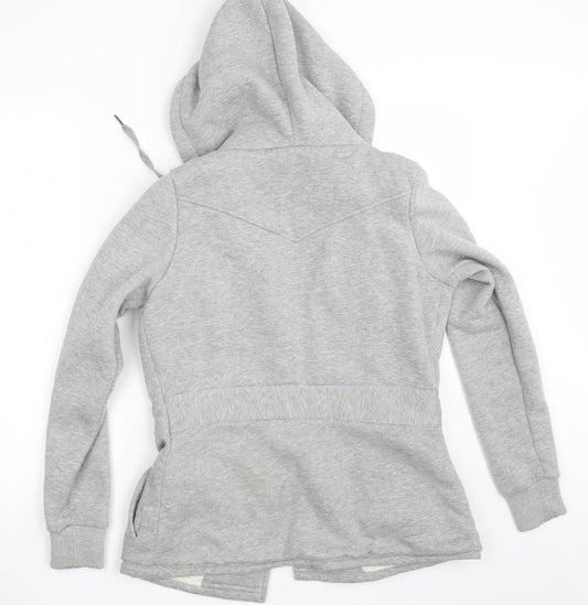 Rivers Womens Grey Cardigan Hoodie Size 10