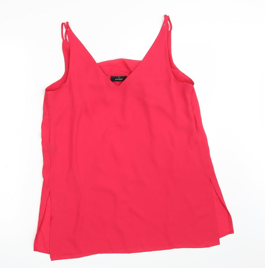 Papaya Womens Pink Basic Blouse Size 12