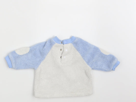 UR it Baby Blue Pullover Jumper Size 0-3 Months - Bear