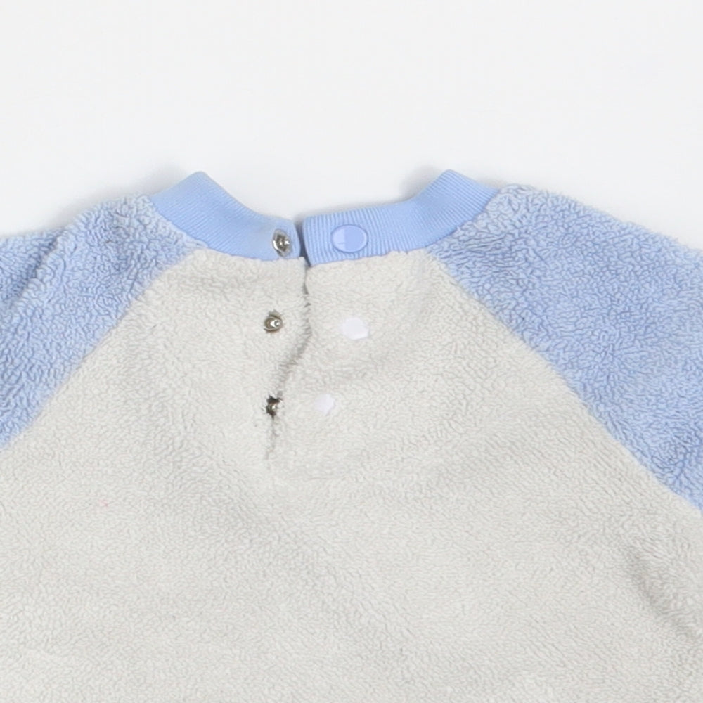 UR it Baby Blue Pullover Jumper Size 0-3 Months - Bear