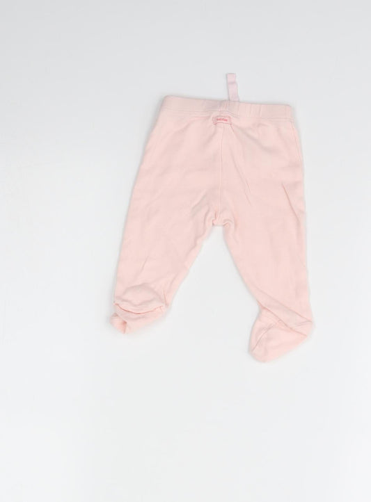 Gap Girls Pink Jogger Trousers Size 0-3 Months