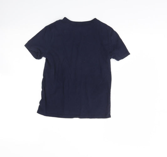 Gap Boys Blue Basic T-Shirt Size M - Dinosaur