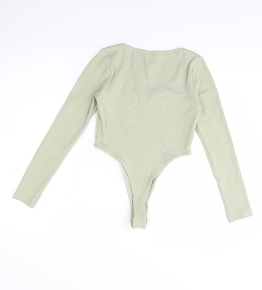 Misspap Womens Green Bodysuit One-Piece Size 10