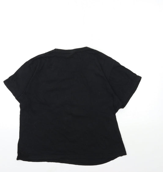 kenya Womens Black Basic T-Shirt Size S