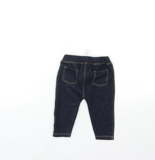 lullaby Baby Beige Denim Pedal Pusher Jeans Size 0-3 Months