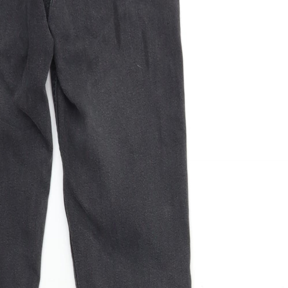 H&M Womens Black Denim Skinny Jeans Size 25 in L26 in
