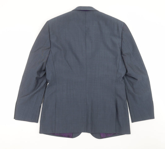 Charlie Allen Mens Blue Jacket Suit Jacket Size 40
