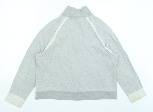East Coast Womens Grey Full Zip Jumper Size 16