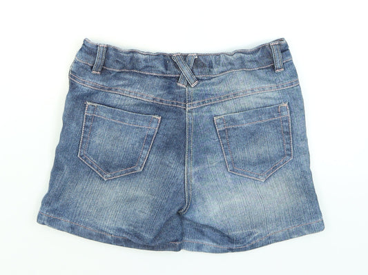 Freespirit Girls Blue Mom Shorts Size 7 Years