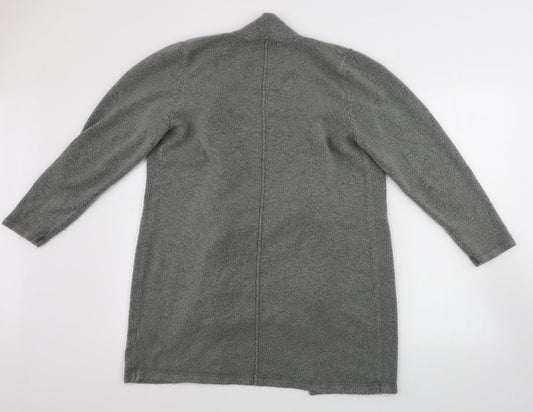 sheggo Womens Grey Cardigan Jumper Size 12