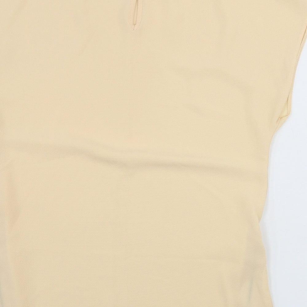 Dorothy Perkins Womens Beige Basic T-Shirt Size 6