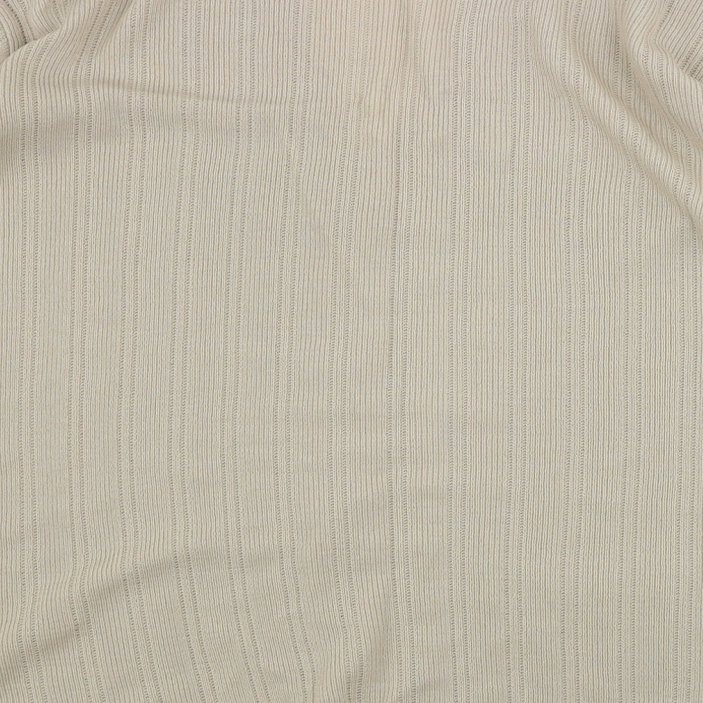 Marks and Spencer Womens Beige Cardigan Jumper Size 16