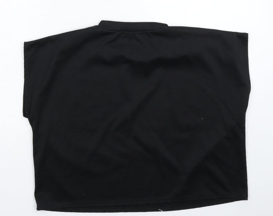 Misspap Womens Black Basic Tank Size M