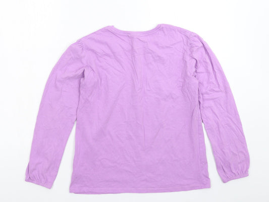 NEXT Girls Pink Basic T-Shirt Size 12 Years