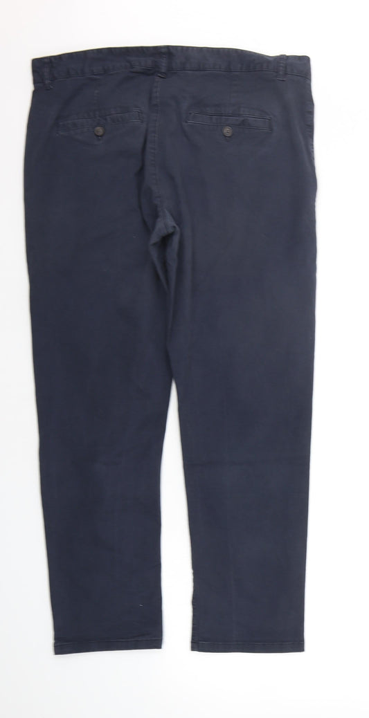 Marks and Spencer Womens Blue Trousers Size 38 in L29 in