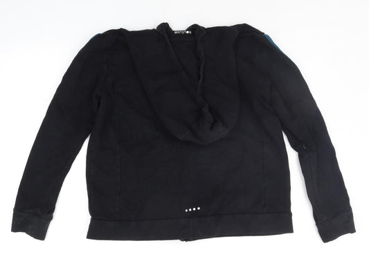 SOULEXE Boys Black Striped Jacket Size M