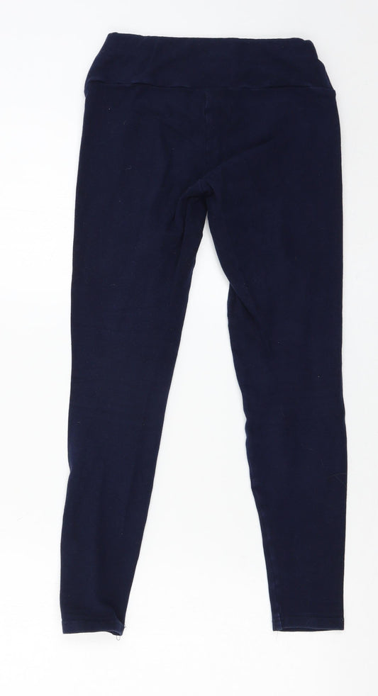 LOVE LEGGINGS Womens Blue Jersey Trousers Size XS L23 in